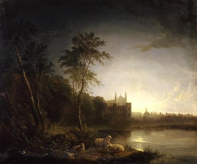 Vista nocturna de Eton College de Edward Williams