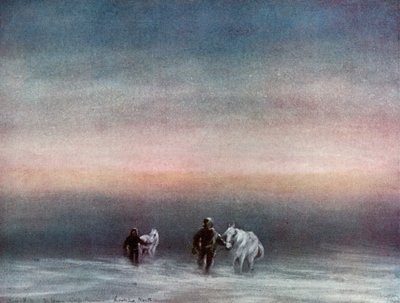 Ejercitando los ponis, 1911, 1913 de Charles Edward Wilson