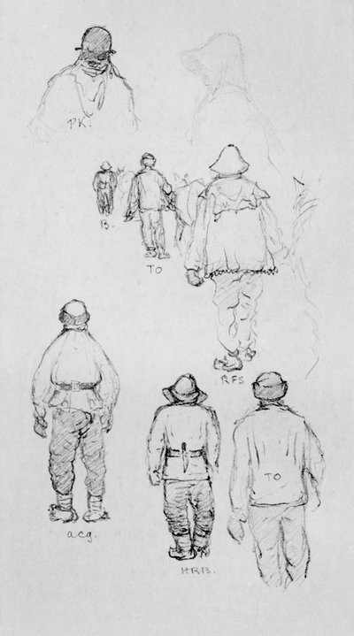 En camino al Polo, c1911, 1913 de Charles Edward Wilson