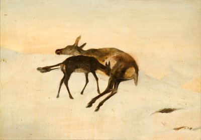 A Random Shot (óleo sobre tabla) de Edwin (after) Landseer