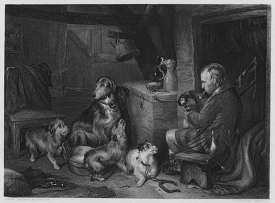 Música de las Tierras Altas, de la pintura en la Galería Vernon de Edwin (after) Landseer