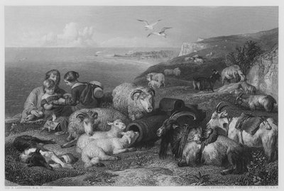 Paz, del cuadro en la Galería Vernon de Edwin (after) Landseer