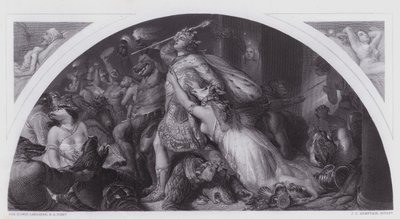 Derrota de Comus y su banda de Edwin (after) Landseer