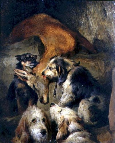 Muerte de un Ciervo de Edwin (attr. to) Landseer