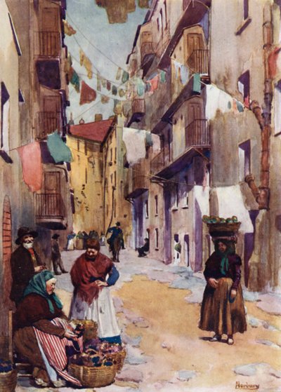 Córcega: Casas, Ajaccio de Edwin Arthur Norbury
