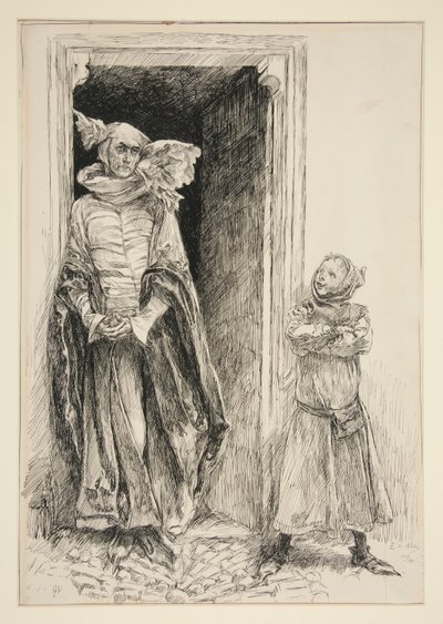 Armando y Boca, del Acto III, Escena i, Amor de Edwin Austin Abbey