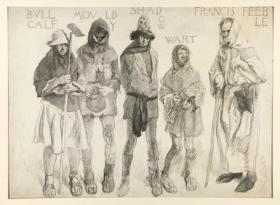 Antes de la justicia superficial de Edwin Austin Abbey