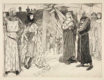 Ante las murallas de Argel: de Edwin Austin Abbey