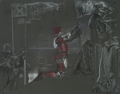 Colón descubriendo el nuevo mundo de Edwin Austin Abbey