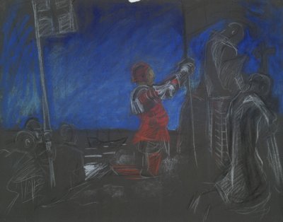 Colón descubriendo el nuevo mundo de Edwin Austin Abbey