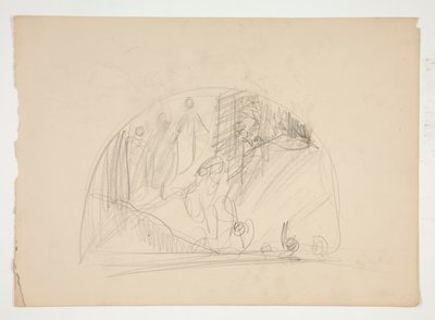 Estudio de composición para de Edwin Austin Abbey