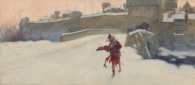 Estudio de composición para de Edwin Austin Abbey