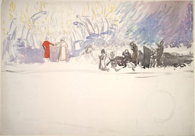 Estudio de composición para de Edwin Austin Abbey