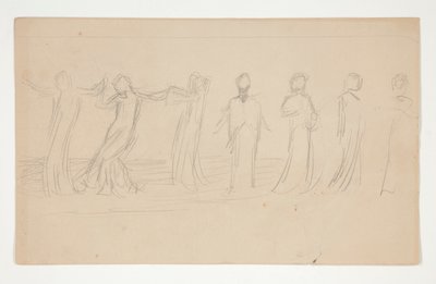 Estudio de composición para de Edwin Austin Abbey
