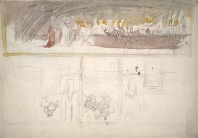 Estudio de composición para de Edwin Austin Abbey
