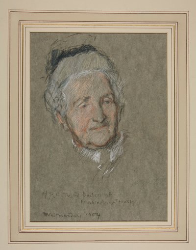 Coronación de Eduardo VII Retrato: Gran Duquesa Mechlenburg-Strelitz de Edwin Austin Abbey