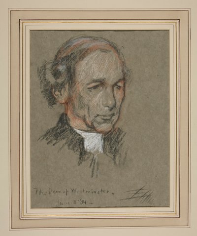 Retrato de la coronación de Eduardo VII: Joseph Armitage Robinson, canónigo de Edwin Austin Abbey