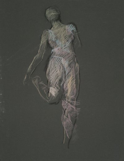Estudio de figuras tempranas para de Edwin Austin Abbey