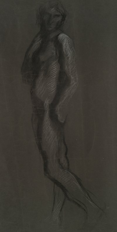 Estudio de figuras tempranas para de Edwin Austin Abbey