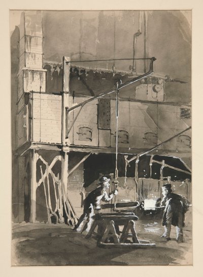 Estudio de fábrica: Horno para fundición de hierro de Edwin Austin Abbey