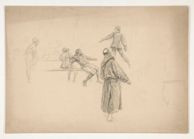 Dibujar figuras de Edwin Austin Abbey