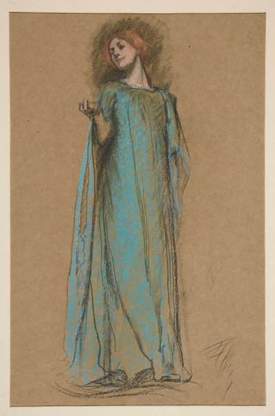 Estudio de figuras para de Edwin Austin Abbey