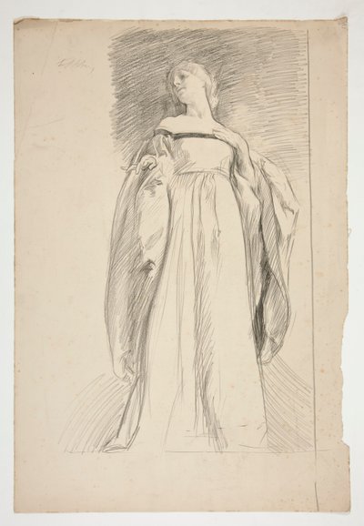 Estudio de figuras para de Edwin Austin Abbey