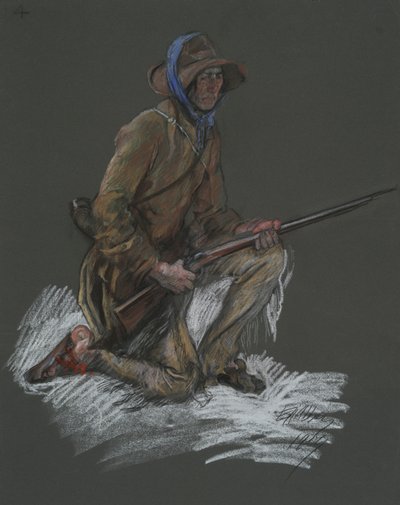 Estudio de figuras para de Edwin Austin Abbey