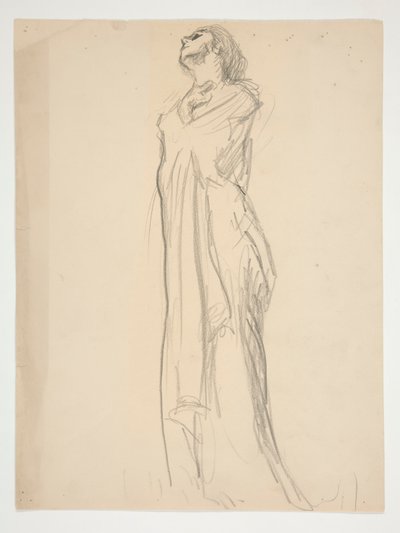 Estudio de figuras para de Edwin Austin Abbey