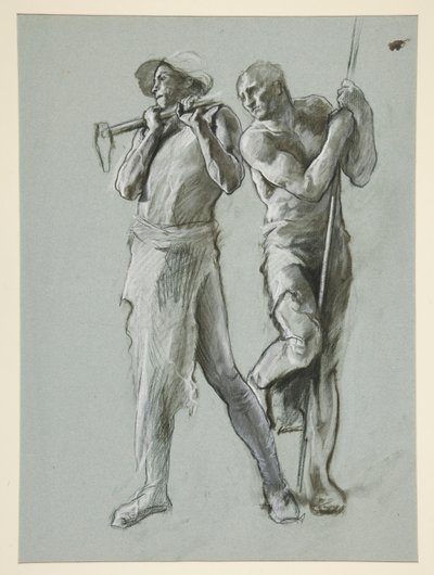 Estudio de figuras para de Edwin Austin Abbey