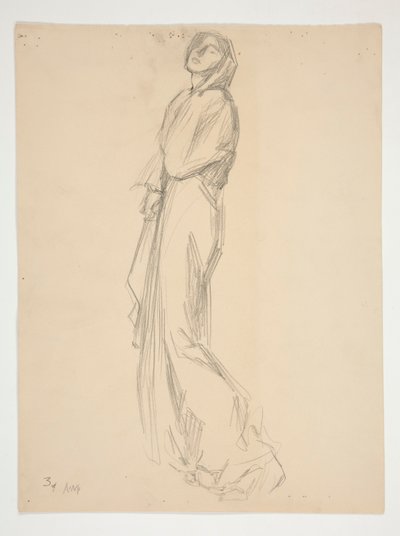 Estudio de figuras para de Edwin Austin Abbey