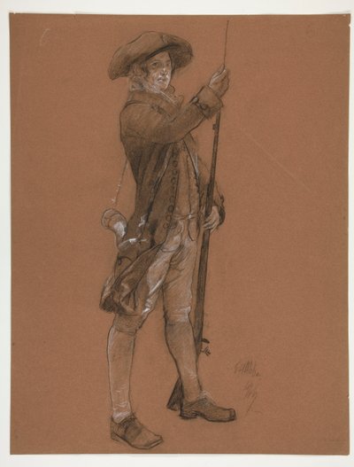 Estudio de figuras para de Edwin Austin Abbey