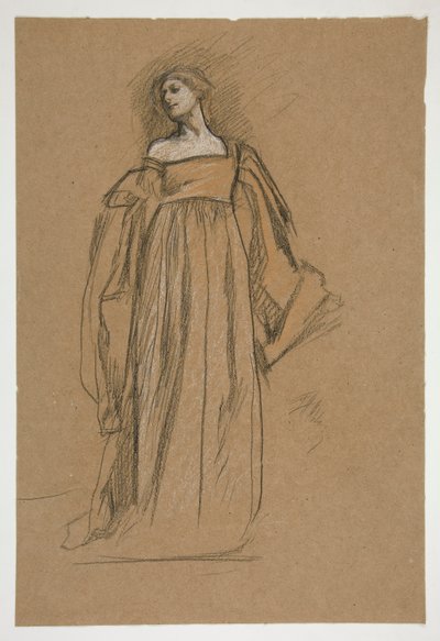 Estudio de figuras para de Edwin Austin Abbey