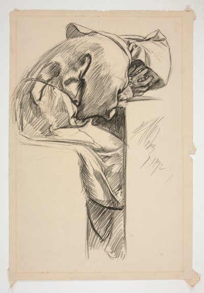 Estudio de figuras para de Edwin Austin Abbey