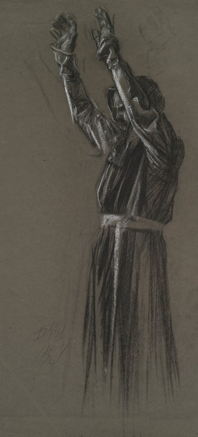 Estudio de figuras para de Edwin Austin Abbey