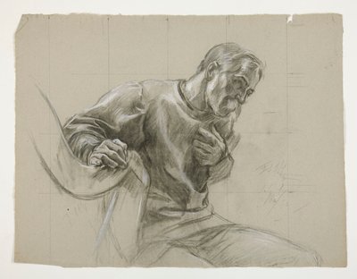 Estudio de figuras para de Edwin Austin Abbey