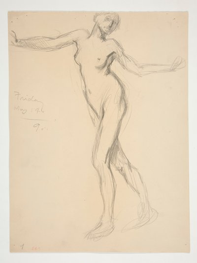 Estudio de figuras para de Edwin Austin Abbey