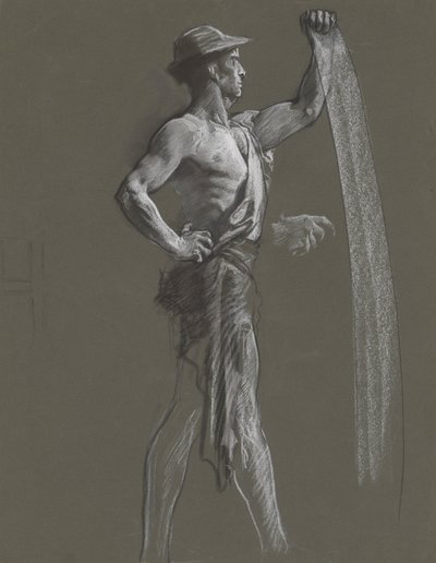 Estudio de figuras para de Edwin Austin Abbey
