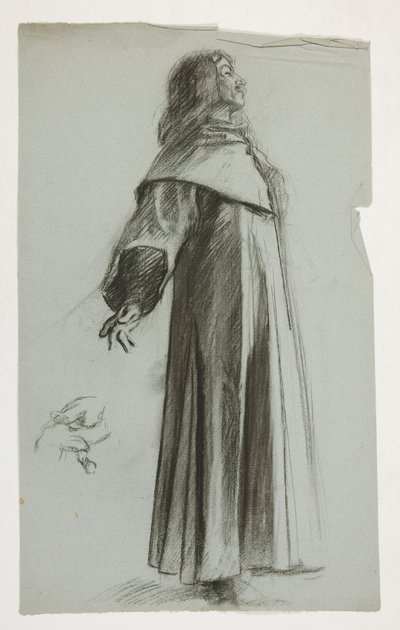 Estudio de figuras para el Rey Arturo de Edwin Austin Abbey