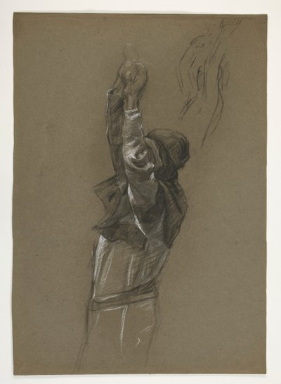 Estudio de figuras para el Rey Arturo de Edwin Austin Abbey