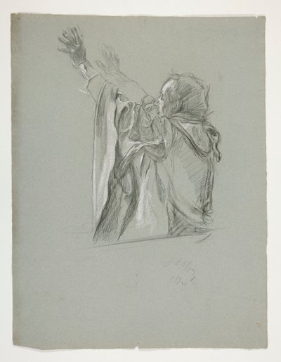 Estudio de figuras para el Rey Arturo de Edwin Austin Abbey