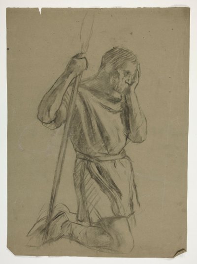 Estudio de figuras para el Rey Arturo de Edwin Austin Abbey