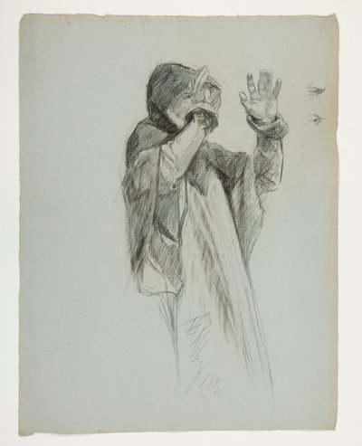 Estudio de figuras para el Rey Arturo de Edwin Austin Abbey