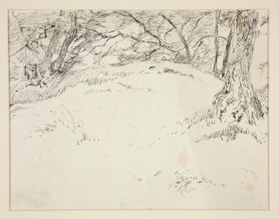 escena del bosque de Edwin Austin Abbey