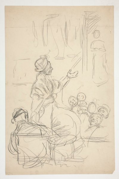 Grupo de figuras - (ilustración no identificada) ( de Edwin Austin Abbey