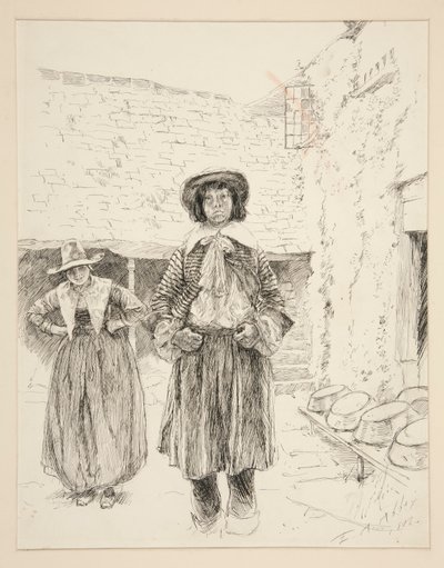 Ilustración para de Edwin Austin Abbey