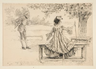 Ilustración para de Edwin Austin Abbey