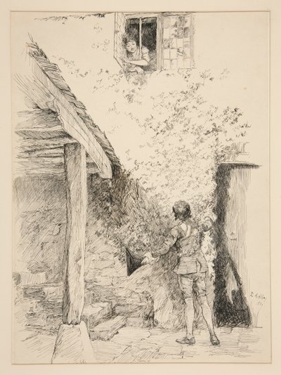 Ilustración para de Edwin Austin Abbey