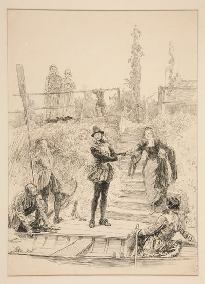 Ilustración para de Edwin Austin Abbey