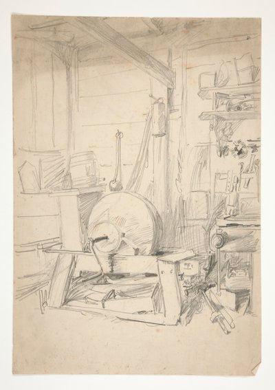 Estudio Interior de Edwin Austin Abbey